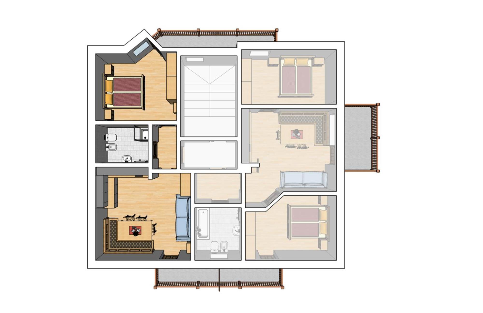 Apartment Fedares 拉瓦莱 外观 照片