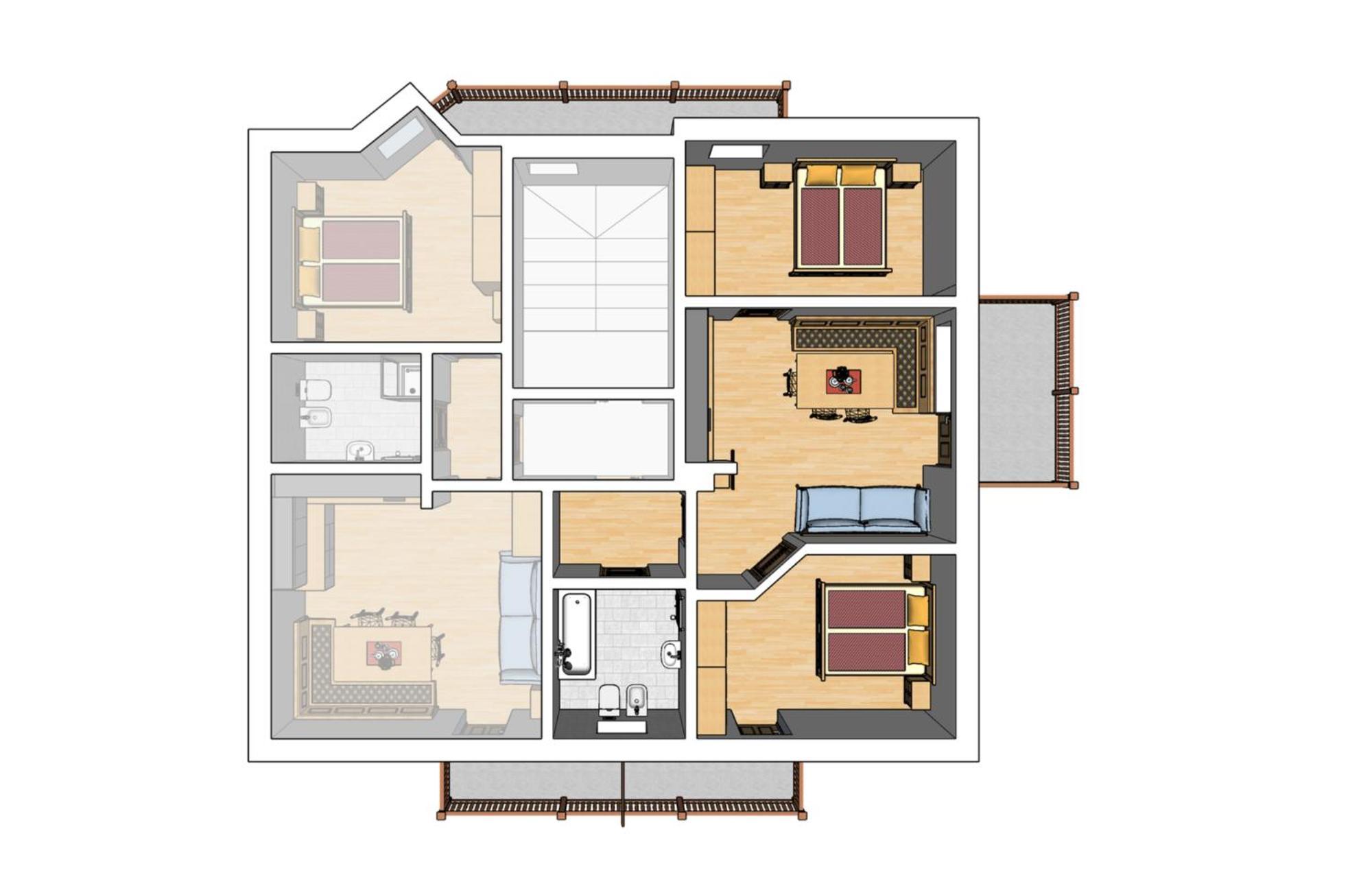Apartment Fedares 拉瓦莱 外观 照片